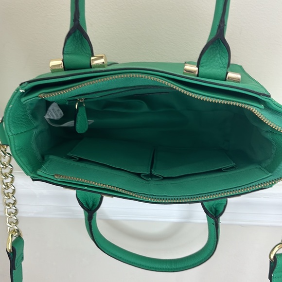 Solid Green Crossbody Bag by Merona with Goldtone Hardware - Picture 7 of 11